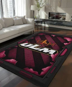 Louisiana-Monroe Warhawks Rug - Torn Mesh Red
