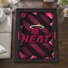 Miami Heat Rug - Torn Mesh Red