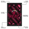 Miami Heat Rug - Torn Mesh Red