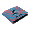 Miami Marlins Wallet - Abstract Stripes Blue