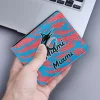 Miami Marlins Wallet - Abstract Stripes Blue