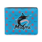 Miami Marlins Wallet - Iconic Monogram Bloom Blue