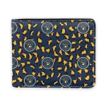Milwaukee Brewers Wallet - Leopard Texture Navy Blue