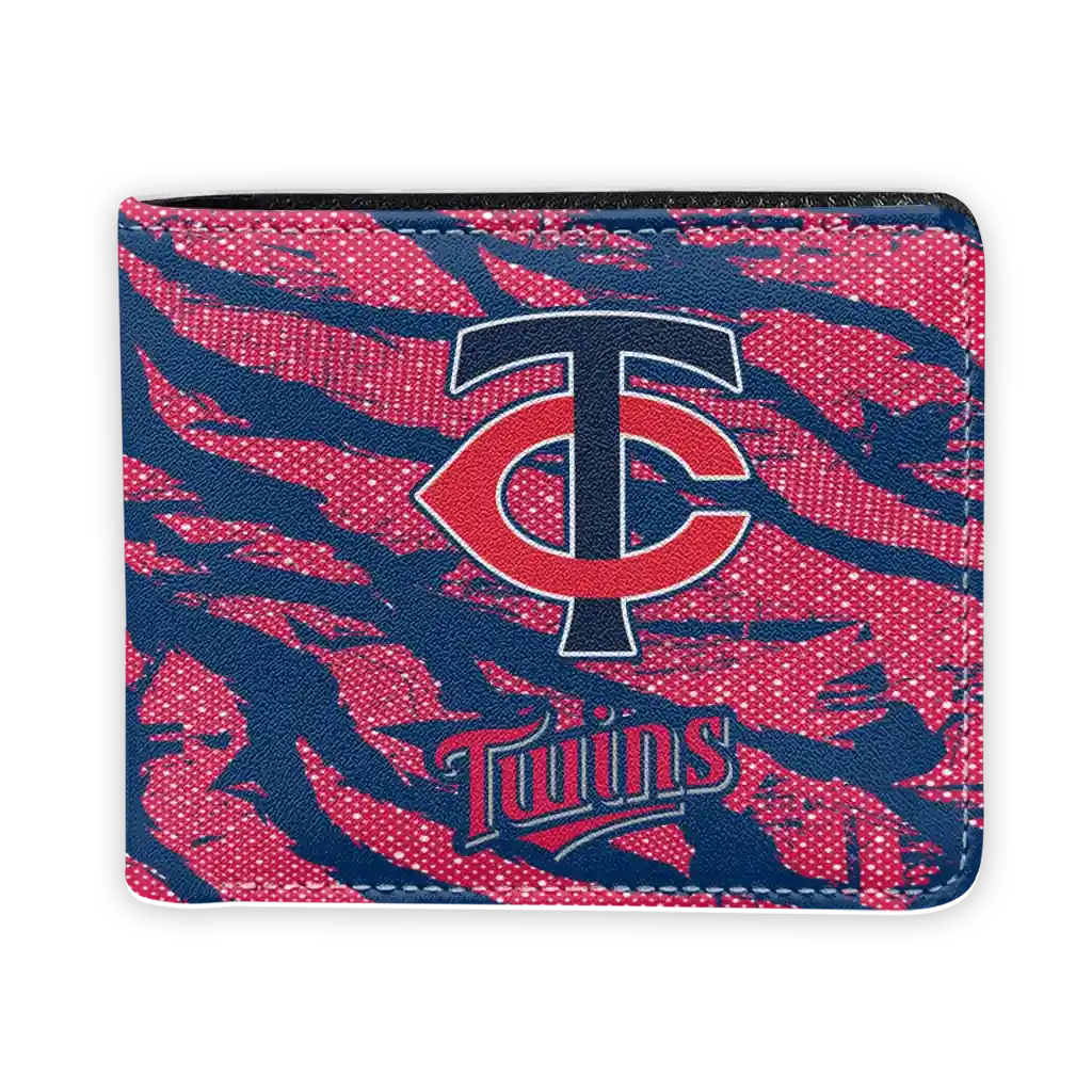 Minnesota Twins Wallet - Abstract Stripes Navy