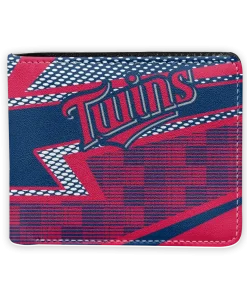 Minnesota Twins Wallet - Arrow Mesh Navy