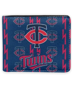 Minnesota Twins Wallet - Bolt Rows Navy