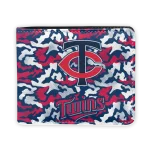 Minnesota Twins Wallet - Camouflage Patches Navy White