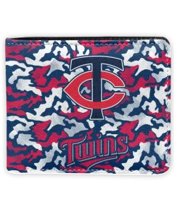 Minnesota Twins Wallet - Camouflage Patches Navy White
