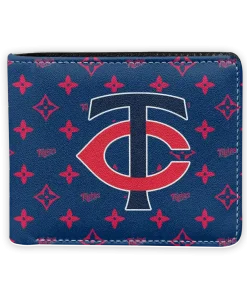 Minnesota Twins Wallet - Iconic Monogram Bloom Navy