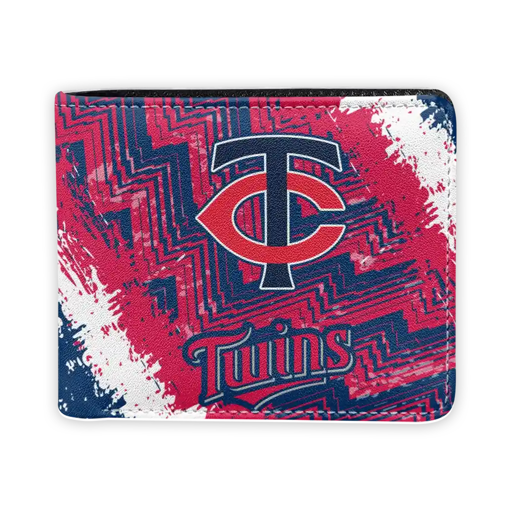 Minnesota Twins Wallet - Customized Classic Team Navy Red
