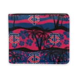 Minnesota Twins Wallet - Palm Paradise Navy Red