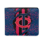 Minnesota Twins Wallet - Torn Stripe Chaos Navy Red