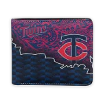 Minnesota Twins Wallet - Tribal Fade Fusion Navy Red