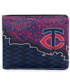 Minnesota Twins Wallet - Tribal Fade Fusion Navy Red
