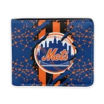 New York Mets Wallet - Torn Stripe Chaos Blue Yellow