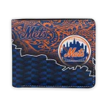 New York Mets Wallet - Tribal Fade Fusion Blue Yellow
