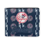 New York Yankees Wallet - Bolt Rows Navy