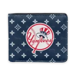 New York Yankees Wallet - Iconic Monogram Bloom Navy