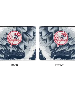 Alternative view of New York Yankees Wallet - Personalized Premium Gift Navy White