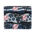 New York Yankees Wallet - Palm Paradise Navy Black