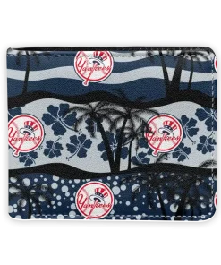 New York Yankees Wallet - Palm Paradise Navy Black
