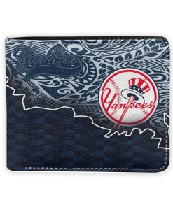 New York Yankees Wallet - Tribal Fade Fusion Navy Black