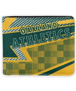 Oakland Athletics Wallet - Arrow Mesh Green