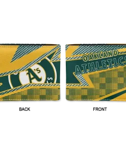 Alternative view of Oakland Athletics Wallet - Arrow Mesh Green