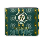 Oakland Athletics Wallet - Bolt Rows Green