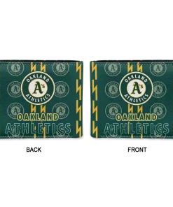 Alternative view of Oakland Athletics Wallet - Bolt Rows Green