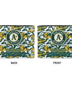 Alternative view of Oakland Athletics Wallet - Camouflage Patches Green White