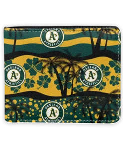 Oakland Athletics Wallet - Palm Paradise Green Black