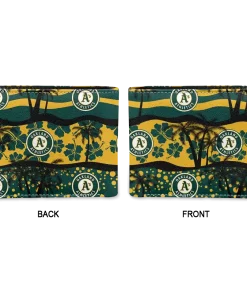 Alternative view of Oakland Athletics Wallet - Palm Paradise Green Black