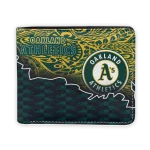 Oakland Athletics Wallet - Tribal Fade Fusion Green Black