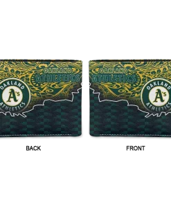 Alternative view of Oakland Athletics Wallet - Tribal Fade Fusion Green Black