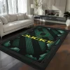 Oregon Ducks Rug - Torn Mesh Green