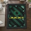 Oregon Ducks Rug - Torn Mesh Green