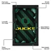 Oregon Ducks Rug - Torn Mesh Green