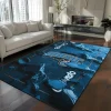 Orlando Magic Rug - Cracked Surface Design Blue