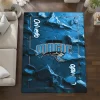 Orlando Magic Rug - Cracked Surface Design Blue