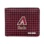 Arizona Diamondbacks Wallet - Personalized Classic Houndstooth Red