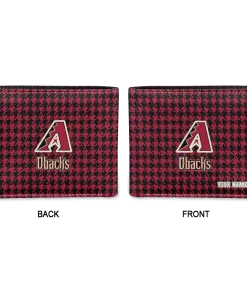Alternative view of Arizona Diamondbacks Wallet - Personalized Classic Houndstooth Red