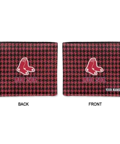 Alternative view of Boston Red Sox Wallet - Personalized Classic Houndstooth Red