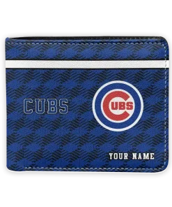 Chicago Cubs Wallet - Personalized Cube Illusion Blue