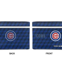 Alternative view of Chicago Cubs Wallet - Personalized Cube Illusion Blue