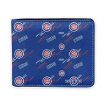 Chicago Cubs Wallet - Personalized Streak Motif Blue