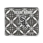 Chicago White Sox Wallet - Personalized Geometric Star Black White