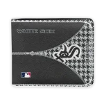 Chicago White Sox Wallet - Personalized Zipper Split Black