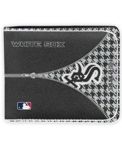 Chicago White Sox Wallet - Personalized Zipper Split Black