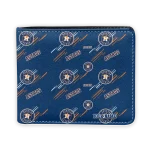 Houston Astros Wallet - Personalized Streak Motif Blue